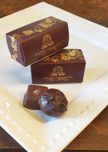 Load image into Gallery viewer, 2 piece box with Himalayan Salted caramel and Winter Cabernet truffle