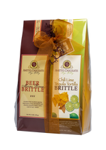 Load image into Gallery viewer, Hawaiian Brittle and ChardHawaiian BBeer and Chili Lime Brittle wrapped in Cello togetheronnay Brittle wrapped in Cello together