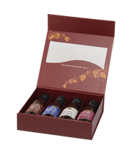 Load image into Gallery viewer, Mini 5oz Wine Chocolate sauce gift set of 4.