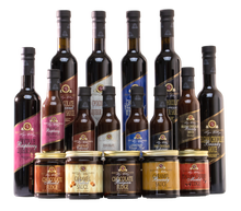 Load image into Gallery viewer, Assortment of 12.5 oz Tall, 5oz mini bottles and 9oz jars of sauce