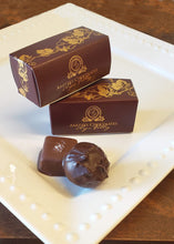 Load image into Gallery viewer, 2 piece box with Himalayan Salted caramel and Winter Cabernet truffle
