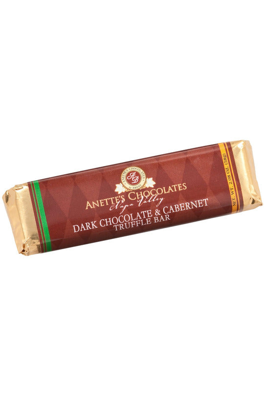 dark chocolate cabernet truffle bar